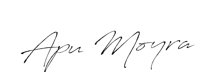 You should practise on your own different ways (Antro_Vectra) to write your name (Apu Moyra) in signature. don't let someone else do it for you. Apu Moyra signature style 6 images and pictures png