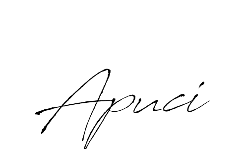 Once you've used our free online signature maker to create your best signature Antro_Vectra style, it's time to enjoy all of the benefits that Apuci name signing documents. Apuci signature style 6 images and pictures png