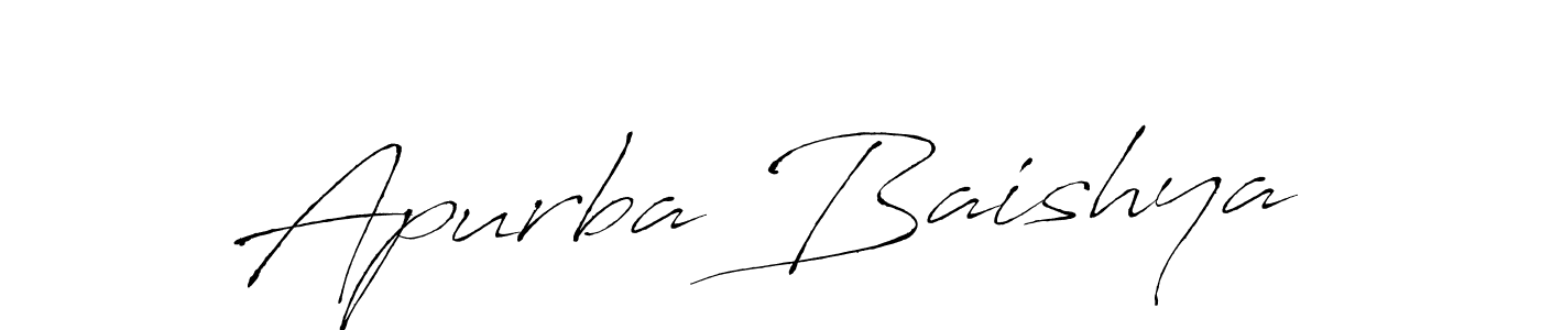 Apurba Baishya stylish signature style. Best Handwritten Sign (Antro_Vectra) for my name. Handwritten Signature Collection Ideas for my name Apurba Baishya. Apurba Baishya signature style 6 images and pictures png