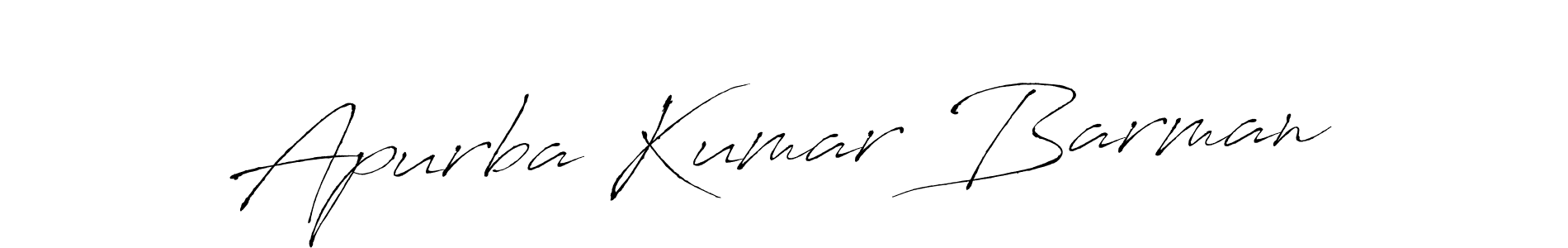 Design your own signature with our free online signature maker. With this signature software, you can create a handwritten (Antro_Vectra) signature for name Apurba Kumar Barman. Apurba Kumar Barman signature style 6 images and pictures png