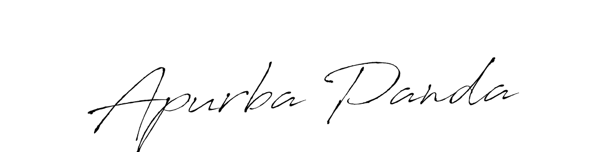 How to make Apurba Panda name signature. Use Antro_Vectra style for creating short signs online. This is the latest handwritten sign. Apurba Panda signature style 6 images and pictures png