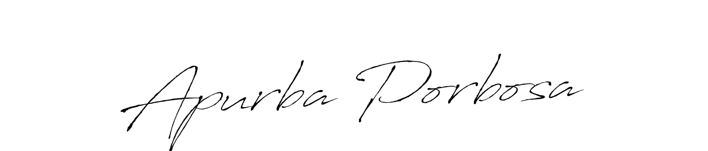 How to make Apurba Porbosa signature? Antro_Vectra is a professional autograph style. Create handwritten signature for Apurba Porbosa name. Apurba Porbosa signature style 6 images and pictures png