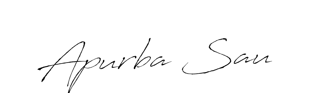 Apurba Sau stylish signature style. Best Handwritten Sign (Antro_Vectra) for my name. Handwritten Signature Collection Ideas for my name Apurba Sau. Apurba Sau signature style 6 images and pictures png