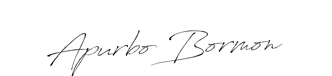 Make a beautiful signature design for name Apurbo Bormon. Use this online signature maker to create a handwritten signature for free. Apurbo Bormon signature style 6 images and pictures png