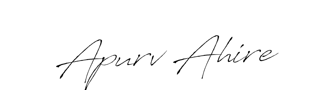 Here are the top 10 professional signature styles for the name Apurv Ahire. These are the best autograph styles you can use for your name. Apurv Ahire signature style 6 images and pictures png