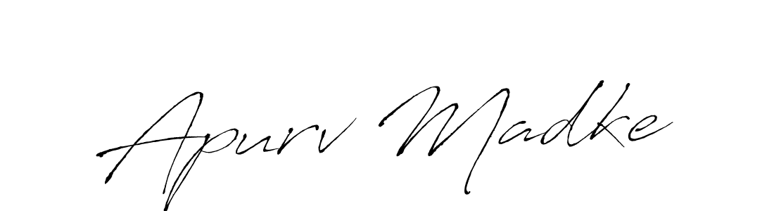 Make a beautiful signature design for name Apurv Madke. Use this online signature maker to create a handwritten signature for free. Apurv Madke signature style 6 images and pictures png