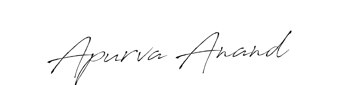 Design your own signature with our free online signature maker. With this signature software, you can create a handwritten (Antro_Vectra) signature for name Apurva Anand. Apurva Anand signature style 6 images and pictures png