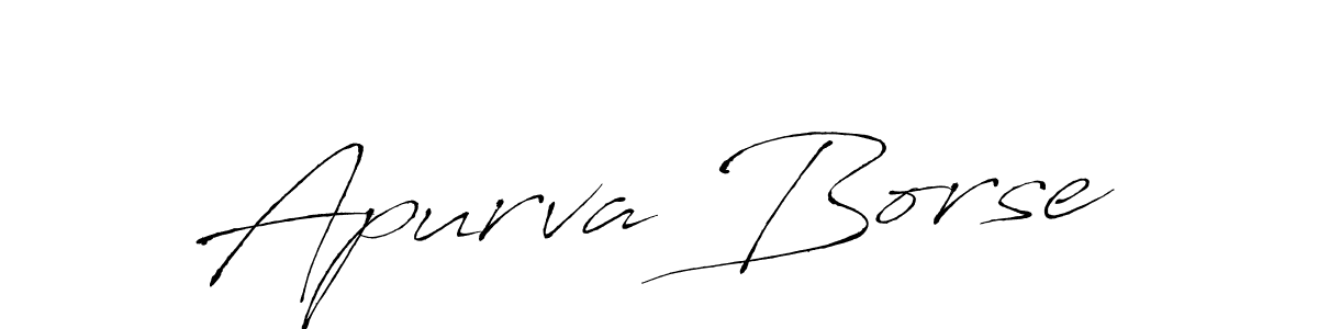 You should practise on your own different ways (Antro_Vectra) to write your name (Apurva Borse) in signature. don't let someone else do it for you. Apurva Borse signature style 6 images and pictures png