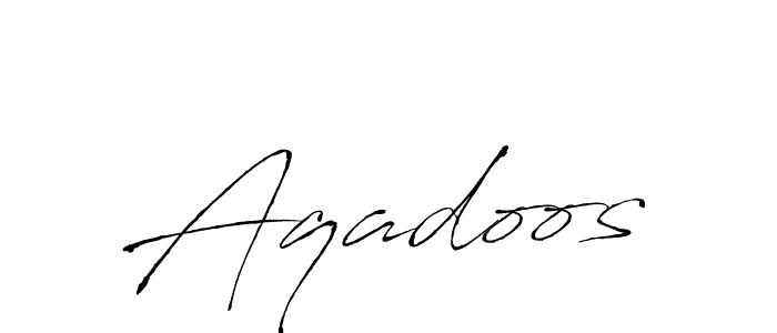 The best way (Antro_Vectra) to make a short signature is to pick only two or three words in your name. The name Aqadoos include a total of six letters. For converting this name. Aqadoos signature style 6 images and pictures png