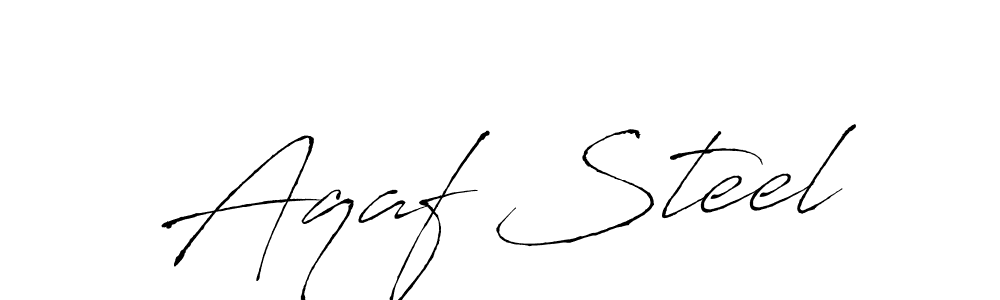 Also we have Aqaf Steel name is the best signature style. Create professional handwritten signature collection using Antro_Vectra autograph style. Aqaf Steel signature style 6 images and pictures png