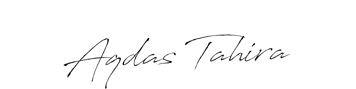 Use a signature maker to create a handwritten signature online. With this signature software, you can design (Antro_Vectra) your own signature for name Aqdas Tahira. Aqdas Tahira signature style 6 images and pictures png