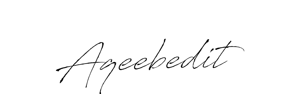 Also we have Aqeebedit name is the best signature style. Create professional handwritten signature collection using Antro_Vectra autograph style. Aqeebedit signature style 6 images and pictures png