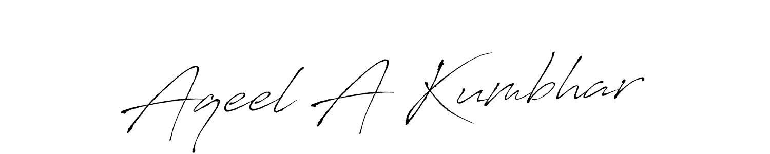 Make a beautiful signature design for name Aqeel A Kumbhar. Use this online signature maker to create a handwritten signature for free. Aqeel A Kumbhar signature style 6 images and pictures png