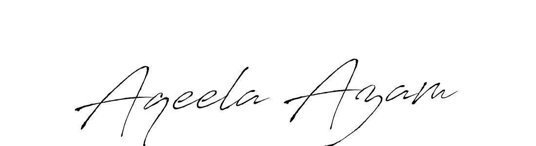 Also we have Aqeela Azam name is the best signature style. Create professional handwritten signature collection using Antro_Vectra autograph style. Aqeela Azam signature style 6 images and pictures png