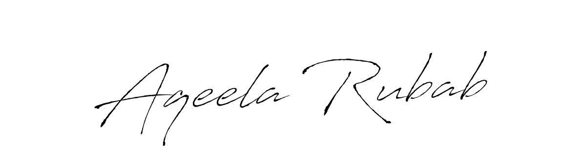 Similarly Antro_Vectra is the best handwritten signature design. Signature creator online .You can use it as an online autograph creator for name Aqeela Rubab. Aqeela Rubab signature style 6 images and pictures png
