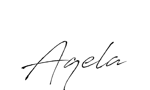 Aqela stylish signature style. Best Handwritten Sign (Antro_Vectra) for my name. Handwritten Signature Collection Ideas for my name Aqela. Aqela signature style 6 images and pictures png