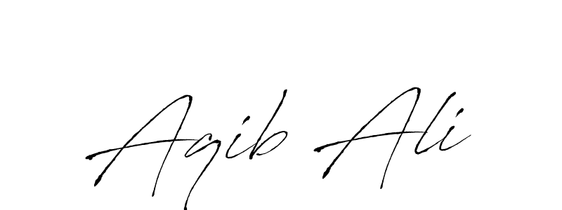 Aqib Ali stylish signature style. Best Handwritten Sign (Antro_Vectra) for my name. Handwritten Signature Collection Ideas for my name Aqib Ali. Aqib Ali signature style 6 images and pictures png