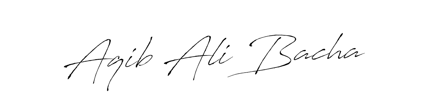 Similarly Antro_Vectra is the best handwritten signature design. Signature creator online .You can use it as an online autograph creator for name Aqib Ali Bacha. Aqib Ali Bacha signature style 6 images and pictures png