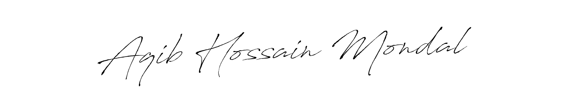 Similarly Antro_Vectra is the best handwritten signature design. Signature creator online .You can use it as an online autograph creator for name Aqib Hossain Mondal. Aqib Hossain Mondal signature style 6 images and pictures png