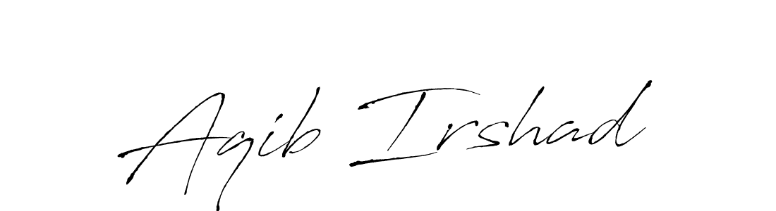 You should practise on your own different ways (Antro_Vectra) to write your name (Aqib Irshad) in signature. don't let someone else do it for you. Aqib Irshad signature style 6 images and pictures png