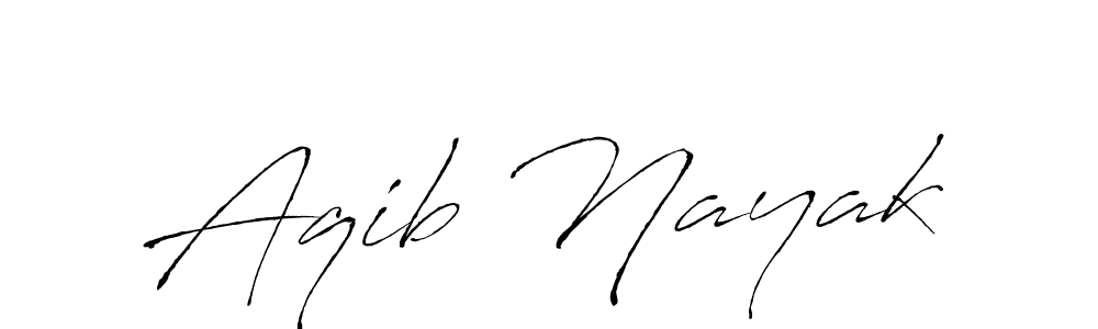 Design your own signature with our free online signature maker. With this signature software, you can create a handwritten (Antro_Vectra) signature for name Aqib Nayak. Aqib Nayak signature style 6 images and pictures png