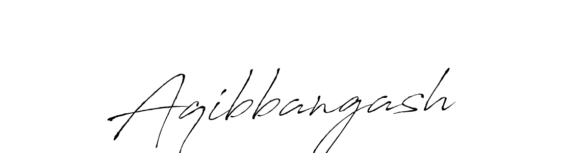 Also we have Aqibbangash name is the best signature style. Create professional handwritten signature collection using Antro_Vectra autograph style. Aqibbangash signature style 6 images and pictures png