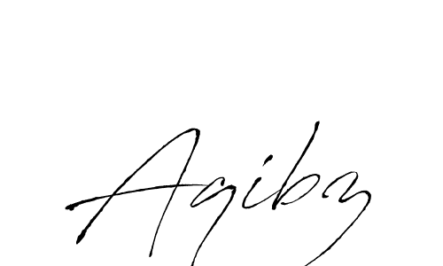 Design your own signature with our free online signature maker. With this signature software, you can create a handwritten (Antro_Vectra) signature for name Aqibz. Aqibz signature style 6 images and pictures png