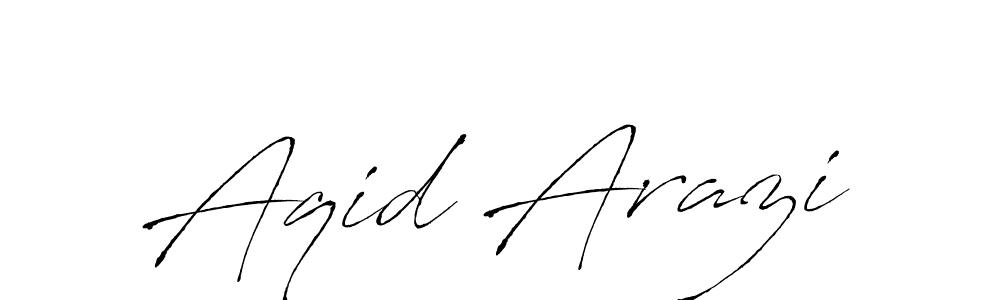 You should practise on your own different ways (Antro_Vectra) to write your name (Aqid Arazi) in signature. don't let someone else do it for you. Aqid Arazi signature style 6 images and pictures png