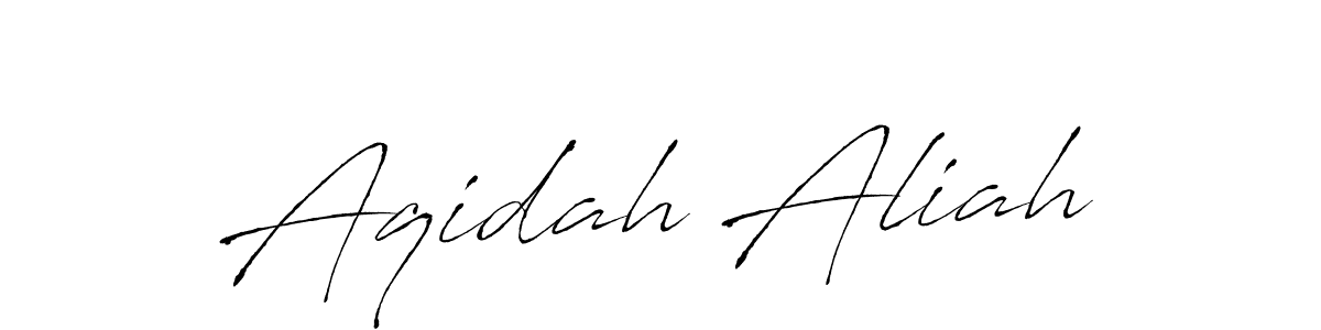 You can use this online signature creator to create a handwritten signature for the name Aqidah Aliah. This is the best online autograph maker. Aqidah Aliah signature style 6 images and pictures png