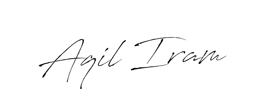 You can use this online signature creator to create a handwritten signature for the name Aqil Iram. This is the best online autograph maker. Aqil Iram signature style 6 images and pictures png