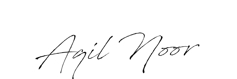 Make a beautiful signature design for name Aqil Noor. Use this online signature maker to create a handwritten signature for free. Aqil Noor signature style 6 images and pictures png