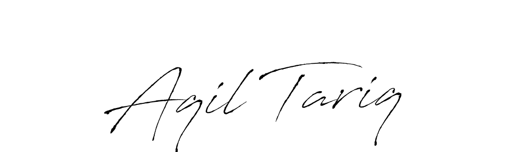 Use a signature maker to create a handwritten signature online. With this signature software, you can design (Antro_Vectra) your own signature for name Aqil Tariq. Aqil Tariq signature style 6 images and pictures png