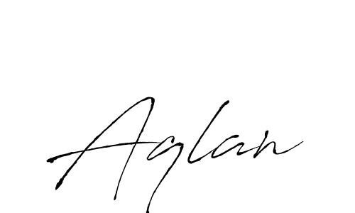 How to make Aqlan signature? Antro_Vectra is a professional autograph style. Create handwritten signature for Aqlan name. Aqlan signature style 6 images and pictures png