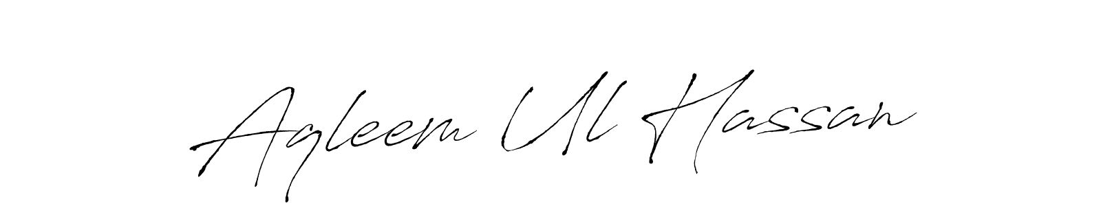 You should practise on your own different ways (Antro_Vectra) to write your name (Aqleem Ul Hassan) in signature. don't let someone else do it for you. Aqleem Ul Hassan signature style 6 images and pictures png