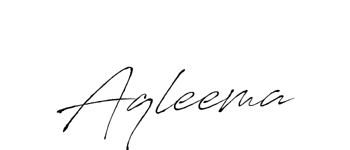 Also we have Aqleema name is the best signature style. Create professional handwritten signature collection using Antro_Vectra autograph style. Aqleema signature style 6 images and pictures png