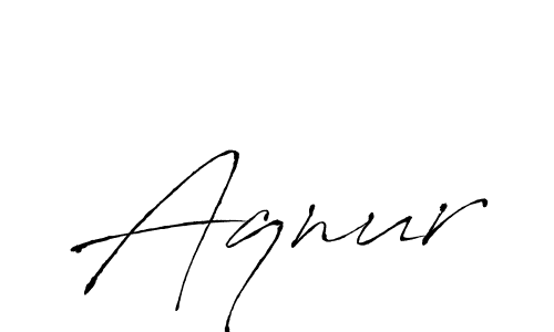 Create a beautiful signature design for name Aqnur. With this signature (Antro_Vectra) fonts, you can make a handwritten signature for free. Aqnur signature style 6 images and pictures png