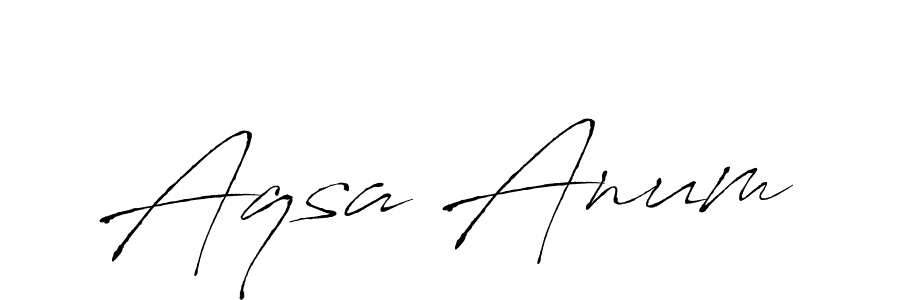 Design your own signature with our free online signature maker. With this signature software, you can create a handwritten (Antro_Vectra) signature for name Aqsa Anum. Aqsa Anum signature style 6 images and pictures png