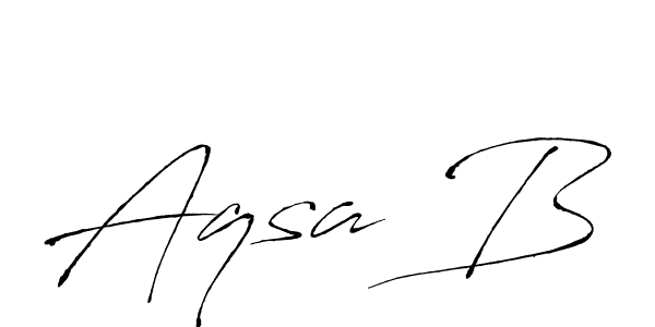 Antro_Vectra is a professional signature style that is perfect for those who want to add a touch of class to their signature. It is also a great choice for those who want to make their signature more unique. Get Aqsa B name to fancy signature for free. Aqsa B signature style 6 images and pictures png