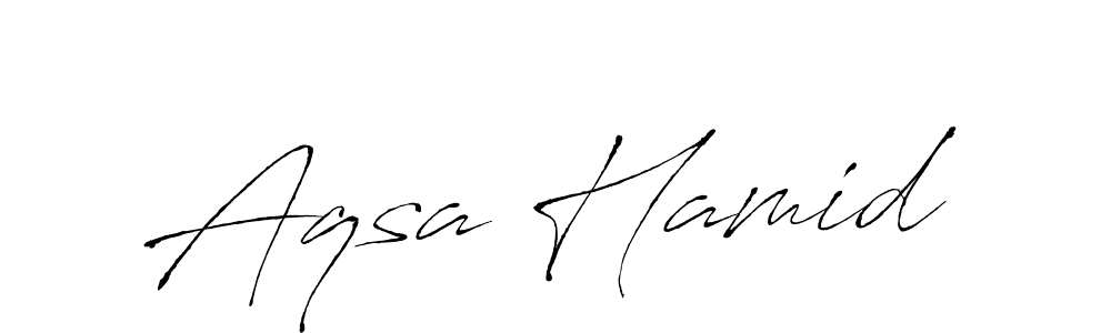 It looks lik you need a new signature style for name Aqsa Hamid. Design unique handwritten (Antro_Vectra) signature with our free signature maker in just a few clicks. Aqsa Hamid signature style 6 images and pictures png