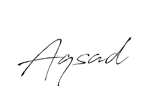 Use a signature maker to create a handwritten signature online. With this signature software, you can design (Antro_Vectra) your own signature for name Aqsad. Aqsad signature style 6 images and pictures png