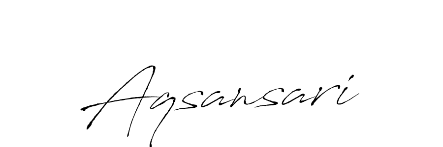 It looks lik you need a new signature style for name Aqsansari. Design unique handwritten (Antro_Vectra) signature with our free signature maker in just a few clicks. Aqsansari signature style 6 images and pictures png