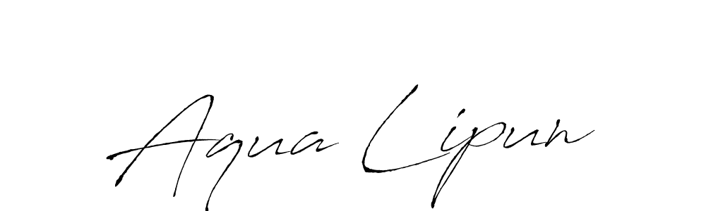 This is the best signature style for the Aqua Lipun name. Also you like these signature font (Antro_Vectra). Mix name signature. Aqua Lipun signature style 6 images and pictures png