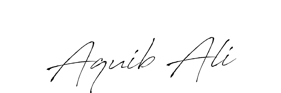 How to make Aquib Ali signature? Antro_Vectra is a professional autograph style. Create handwritten signature for Aquib Ali name. Aquib Ali signature style 6 images and pictures png