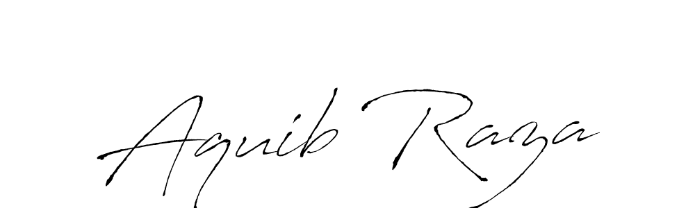 Design your own signature with our free online signature maker. With this signature software, you can create a handwritten (Antro_Vectra) signature for name Aquib Raza. Aquib Raza signature style 6 images and pictures png