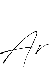 Design your own signature with our free online signature maker. With this signature software, you can create a handwritten (Antro_Vectra) signature for name Ar. Ar signature style 6 images and pictures png