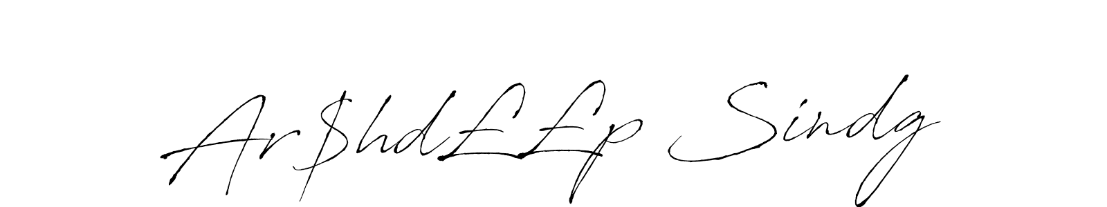 Create a beautiful signature design for name Ar$hd££p Sindg. With this signature (Antro_Vectra) fonts, you can make a handwritten signature for free. Ar$hd££p Sindg signature style 6 images and pictures png