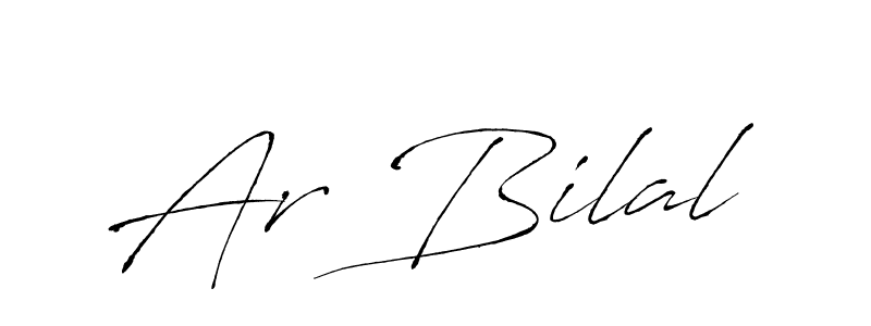 Use a signature maker to create a handwritten signature online. With this signature software, you can design (Antro_Vectra) your own signature for name Ar Bilal. Ar Bilal signature style 6 images and pictures png