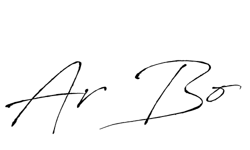 Make a beautiful signature design for name Ar Bo. With this signature (Antro_Vectra) style, you can create a handwritten signature for free. Ar Bo signature style 6 images and pictures png