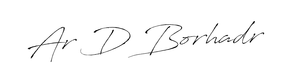 Design your own signature with our free online signature maker. With this signature software, you can create a handwritten (Antro_Vectra) signature for name Ar D Borhadr. Ar D Borhadr signature style 6 images and pictures png