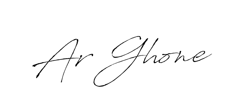 How to make Ar Ghone signature? Antro_Vectra is a professional autograph style. Create handwritten signature for Ar Ghone name. Ar Ghone signature style 6 images and pictures png